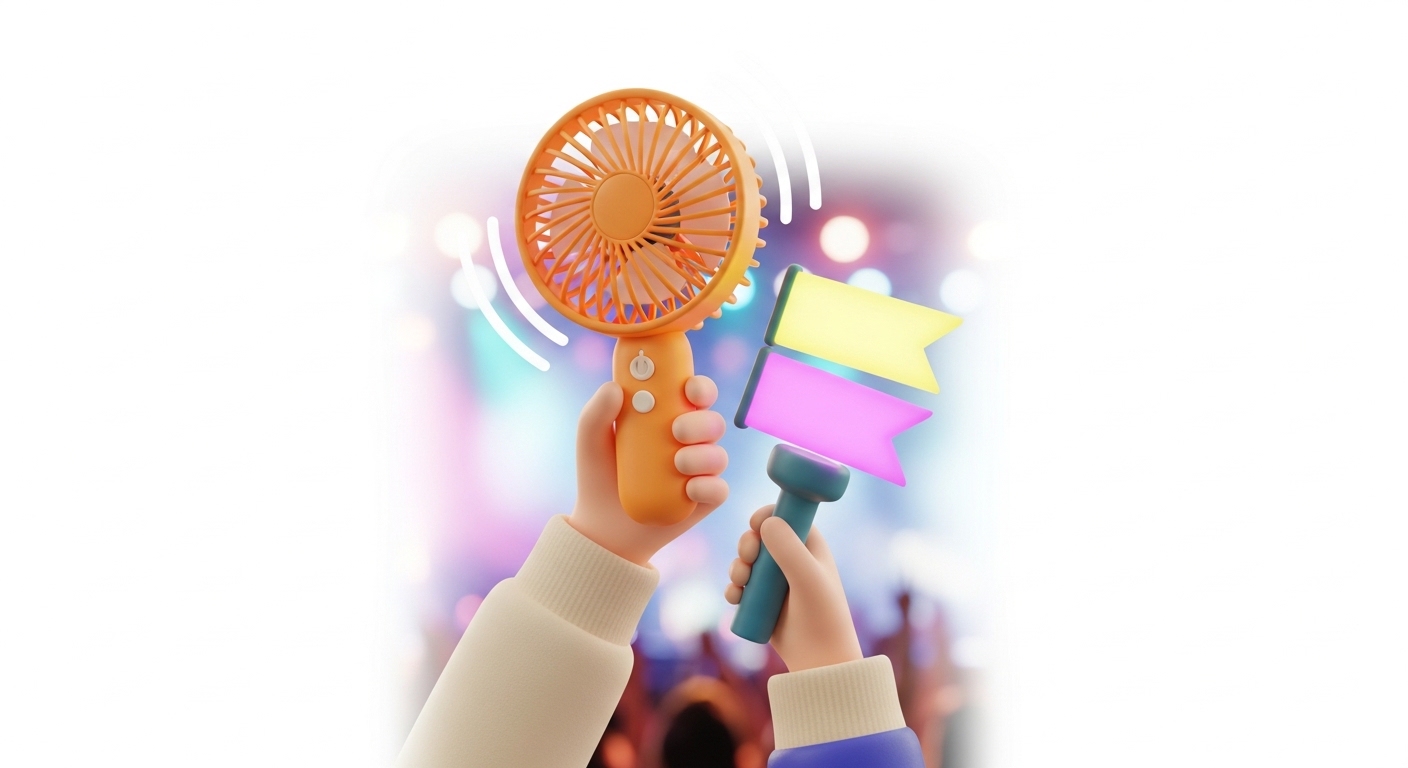 ただ涼しいだけじゃダメ！推し活ハンディファンの真実