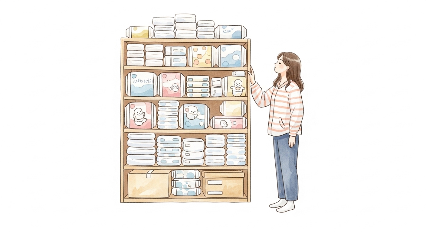 賢い買いだめ術と、メリーズLサイズ難民にならないためのコツ