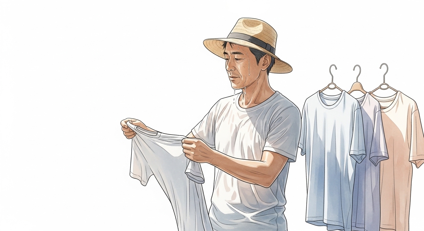 50代汗っかき僕が厳選！快適UVカットドライTシャツ徹底比較