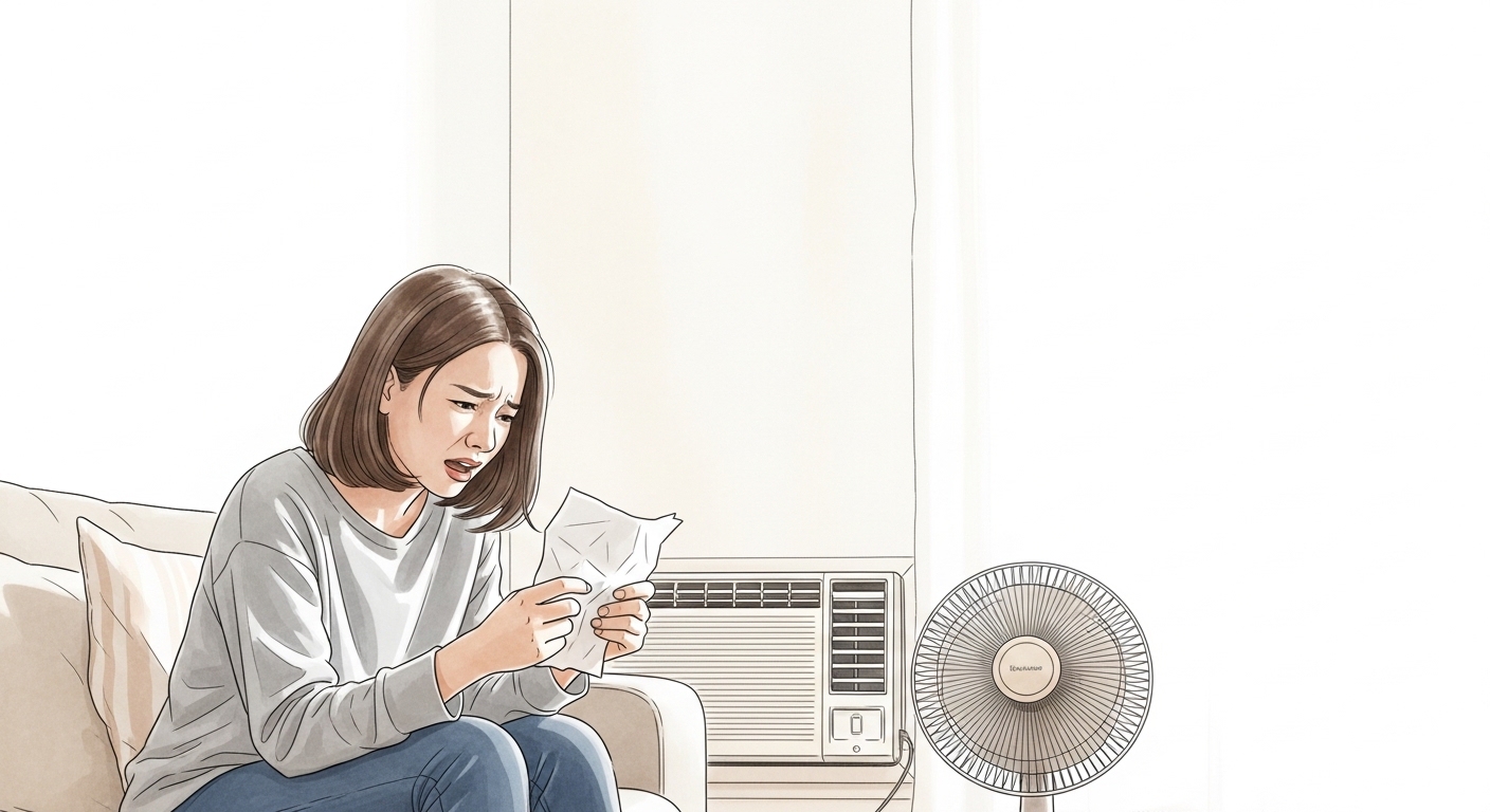 嘘でしょ？エアコン×扇風機で「まさかの電気代爆上がり」失敗談から学ぶこと